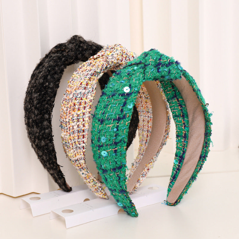 Woolen Hair Accessories Knot Headband F664