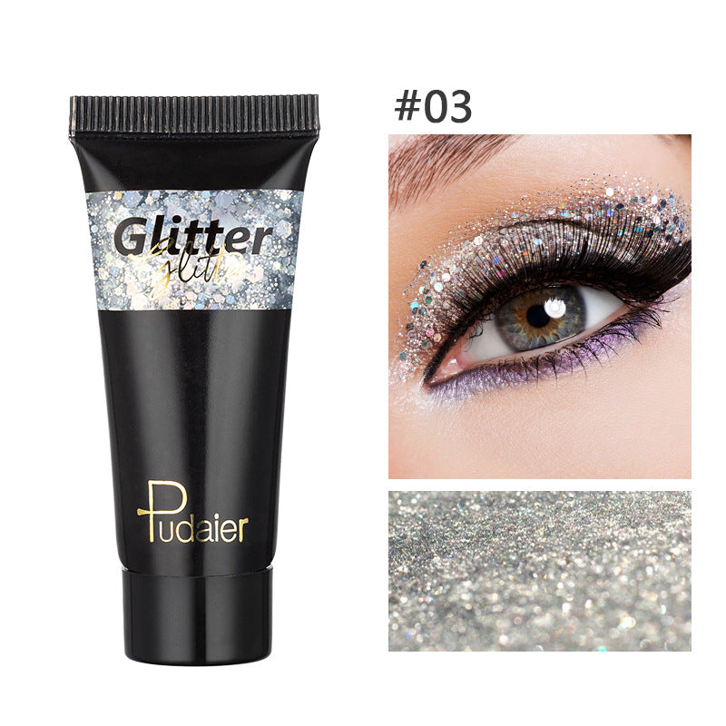 Harajuku Monochrome Glitter Eyeshadow - 12 Colors