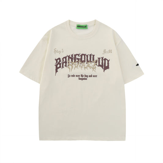 Harajuku Style Casual Hip-Hop Short-Sleeved T-Shirt