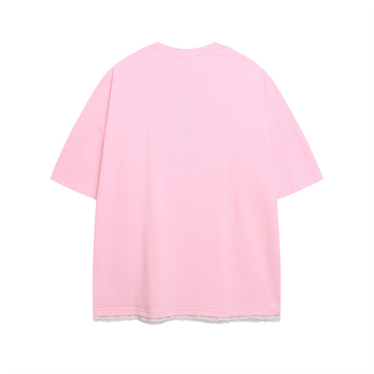 Lace Love Plush Dog T-Shirt for Women