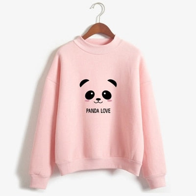 Kawaii Panda Printed Harajuku Sweatshirt for Women