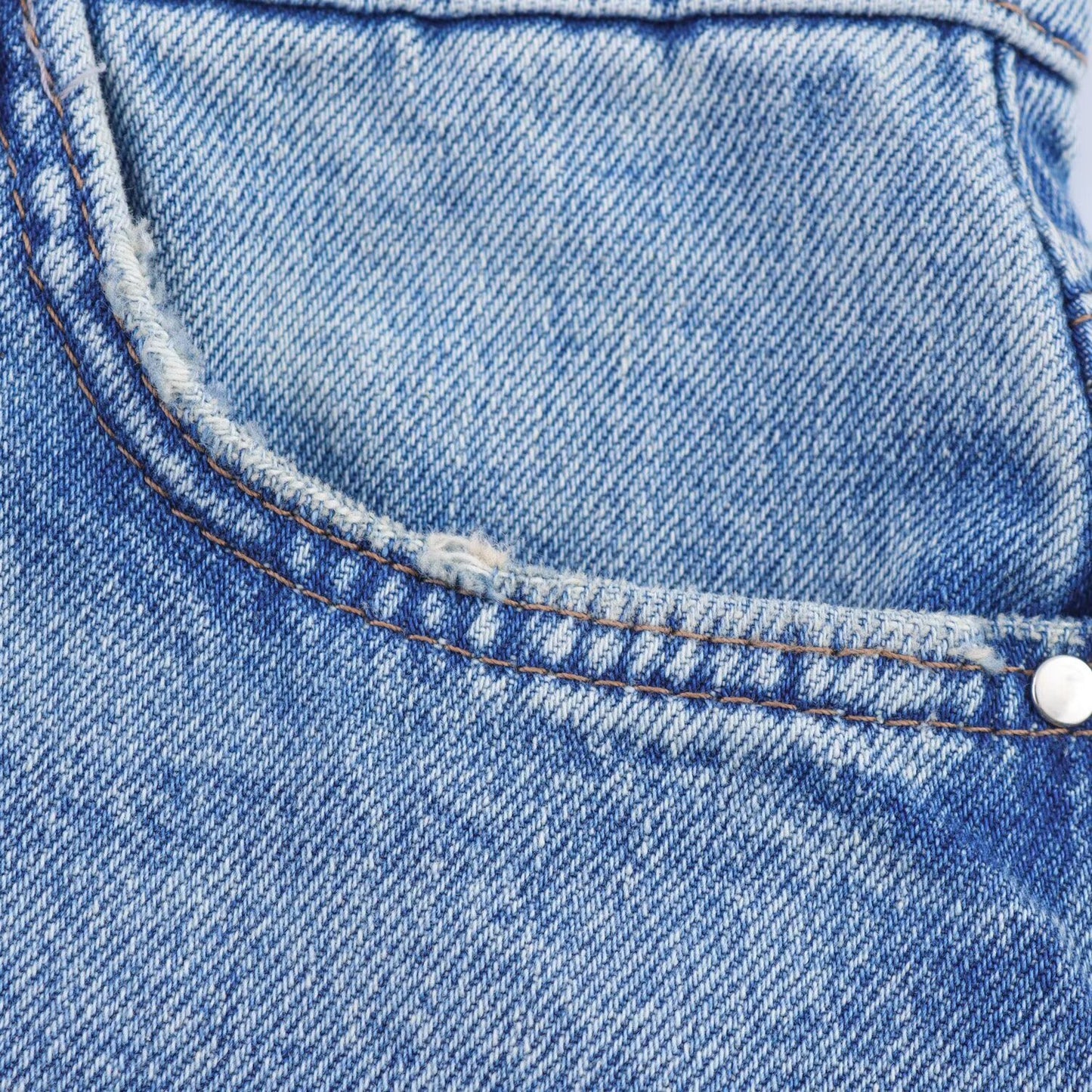 Hip Hugging Navy Blue Denim Skirt for Women