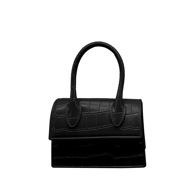Harajuku Crocodile Pattern PVC Mini Crossbody Bag