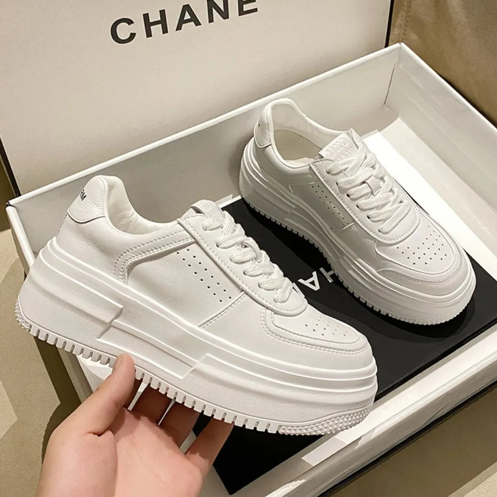 Lace Up Platform Sneakers for Harajuku Style