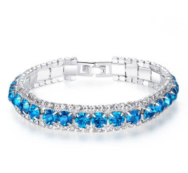 Playful Rhinestone Crystal Bracelet – Korean Harajuku Style