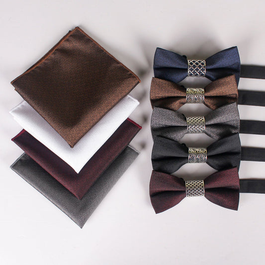 Men's Formal Bow Tie Accessory Set