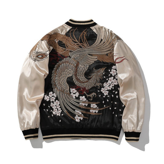 Zhuque Heavy Industry Embroidered Baseball Jacket