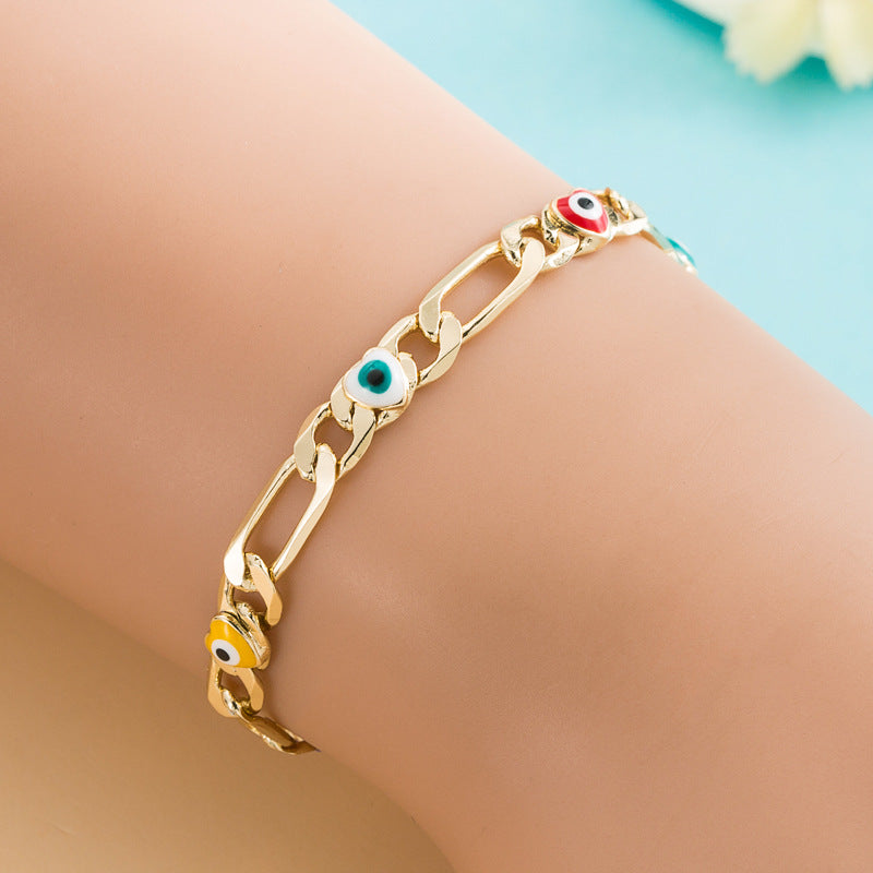 Playful Devil Eye Bracelet - Harajuku Street Fashion