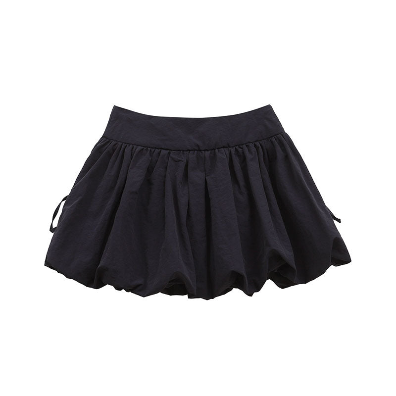 Playful High Waist Bubble Skirt - Harajuku Style