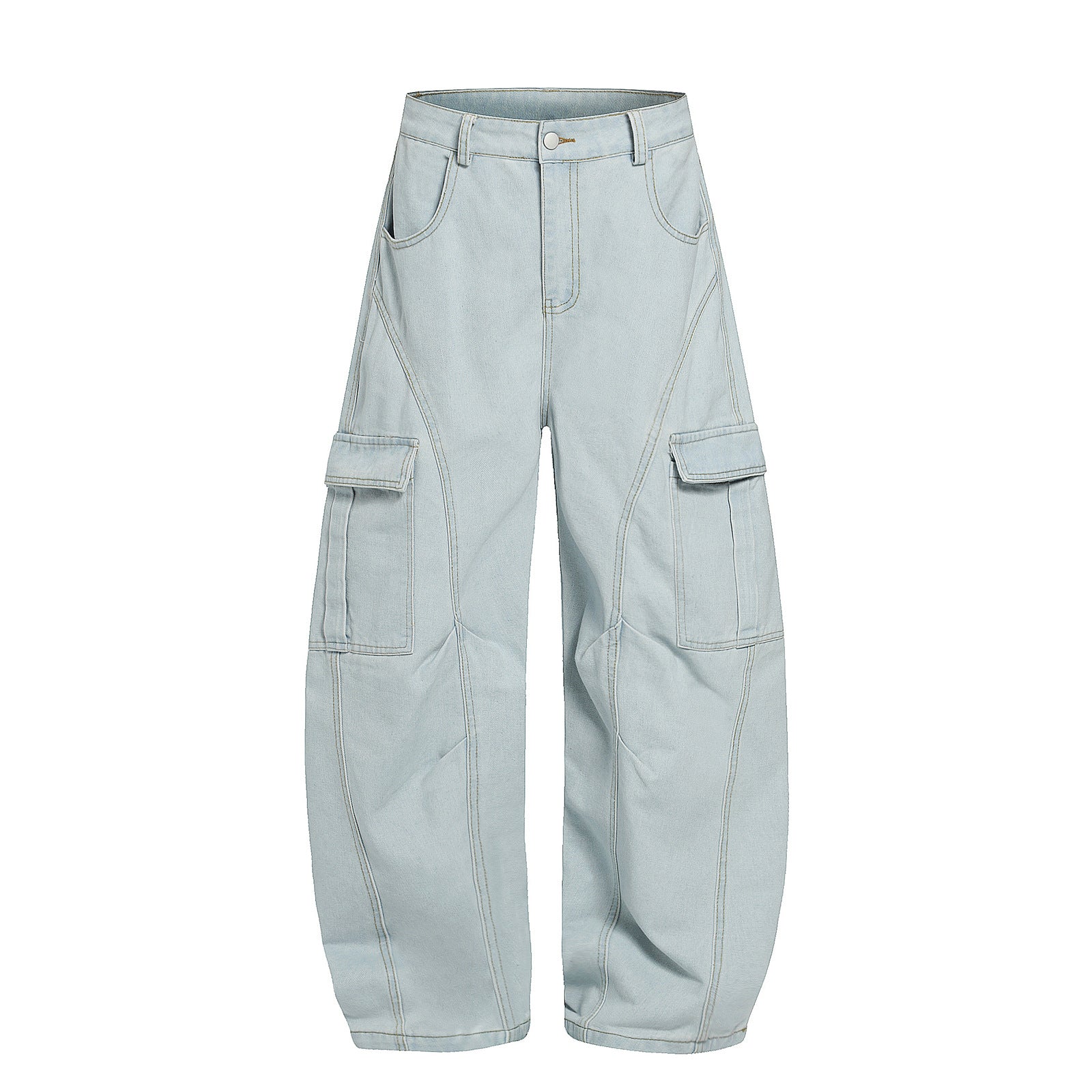 Harajuku Style Multi Pocket Wide Leg Work Pants