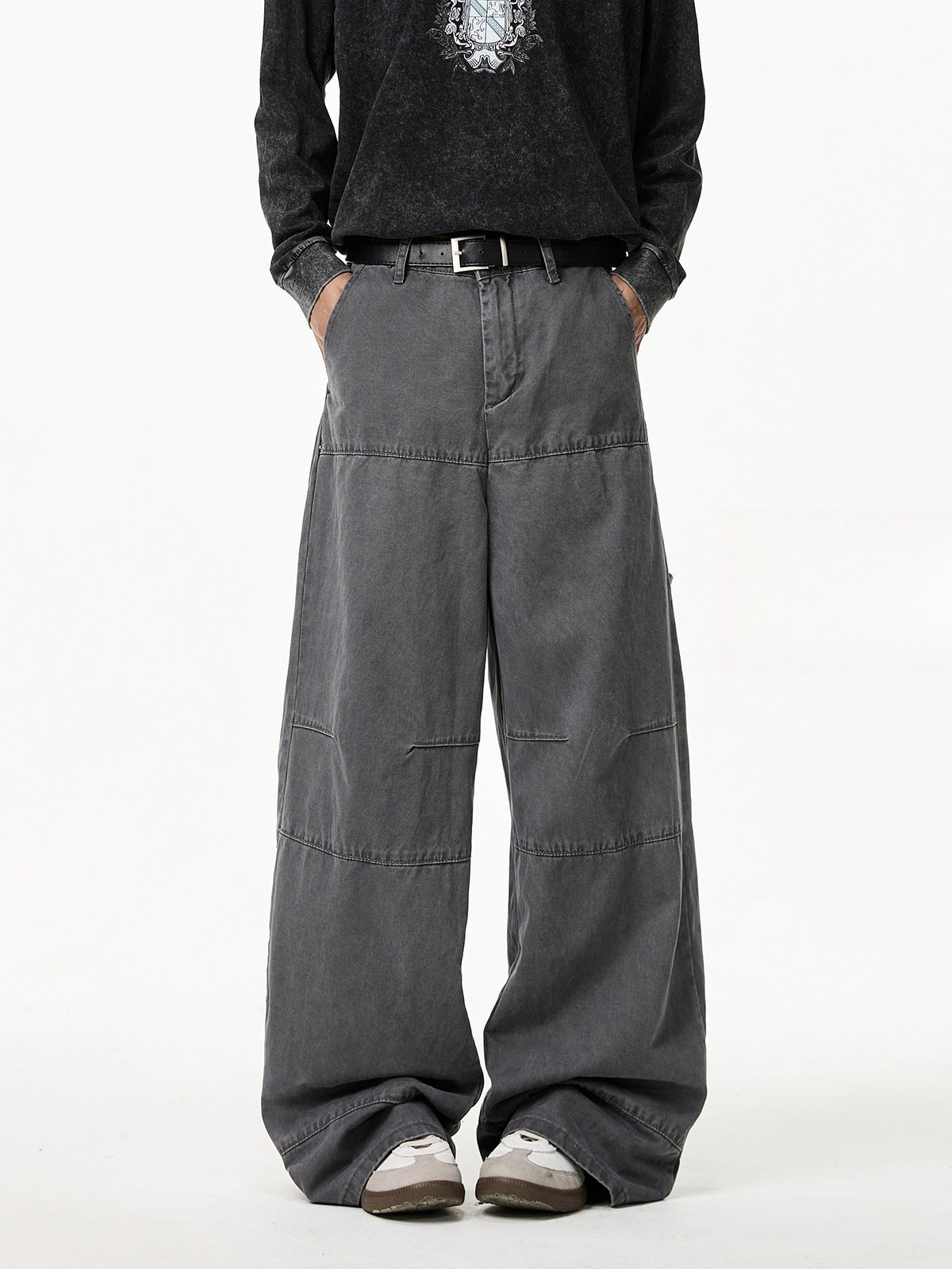 Irregular Deconstruction Denim Pants for Summer