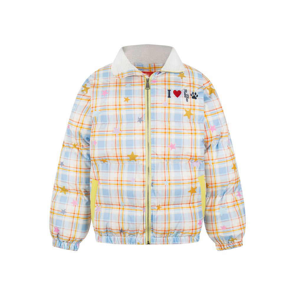 Full Sky Starry Plaid Cotton Jacket