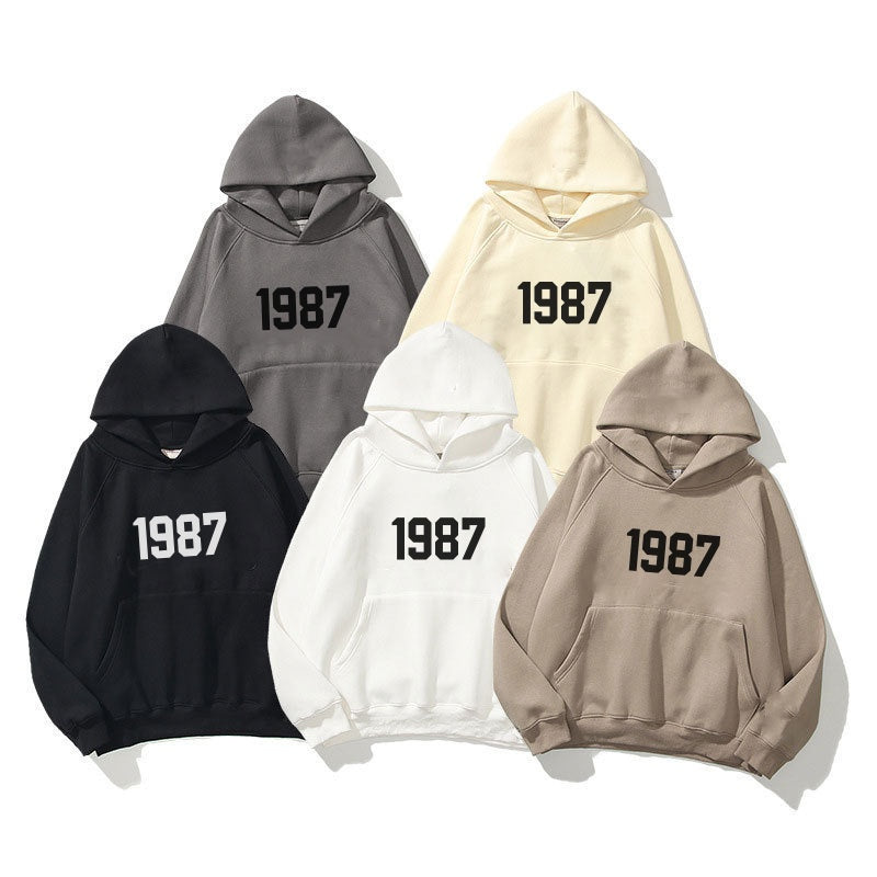1987 Harajuku Style Double Layered Hoodie