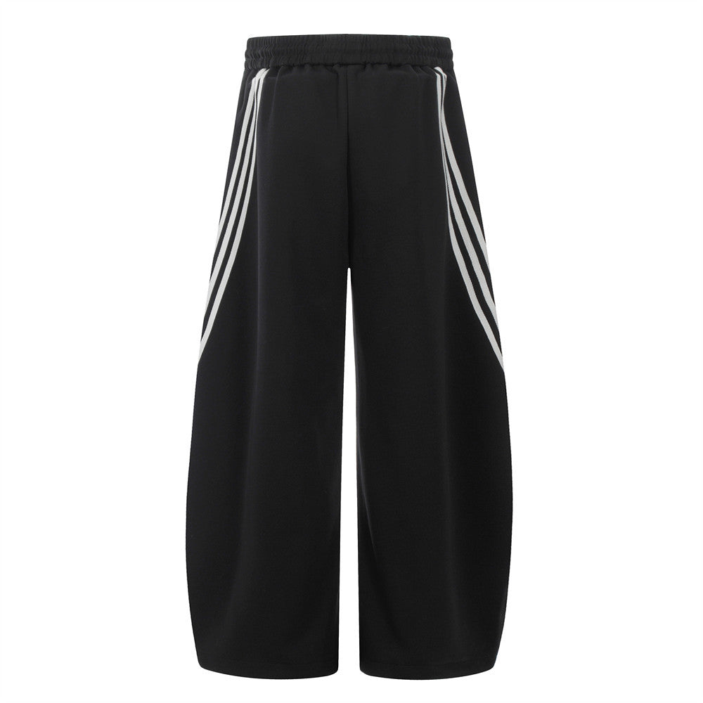 Harajuku Color Block Three-Stripes Casual Pants