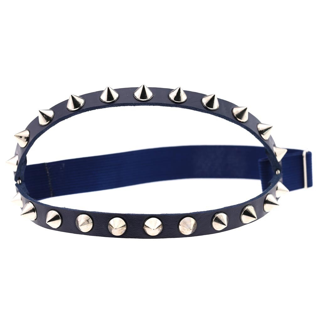 Punk Hip Hop Double Row Rivet Garter with Thigh Ring