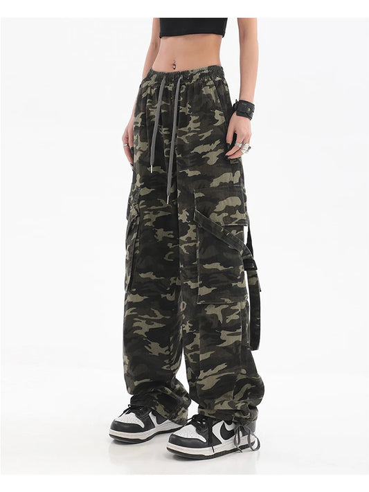 Harajuku Style Women's Camouflage High Waist Jogger Pants