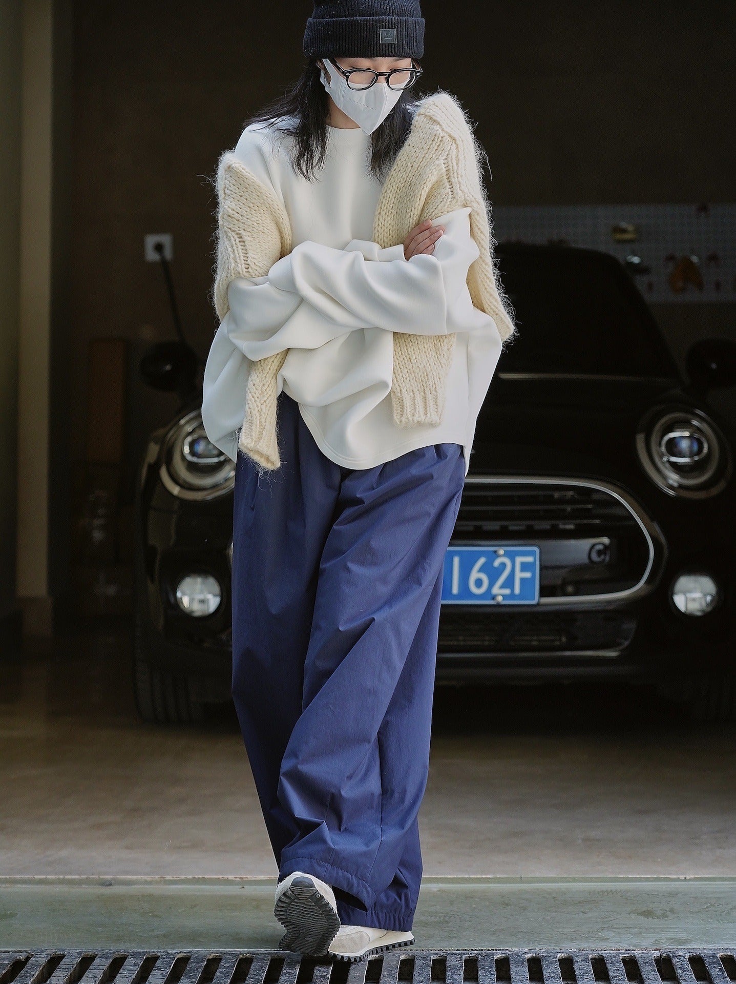 Harajuku Style High Waisted Wide Leg Casual Pants