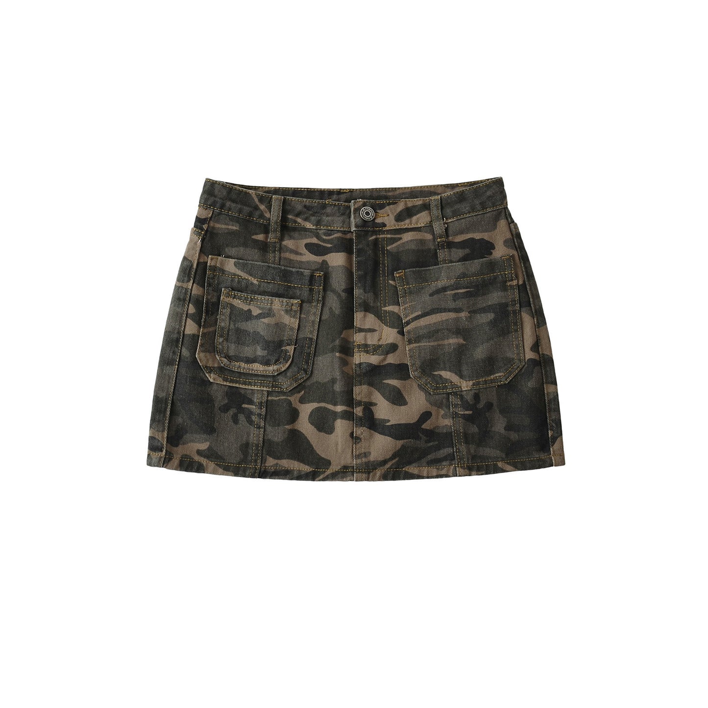 Denim Camouflage Skirt Shorts for Women