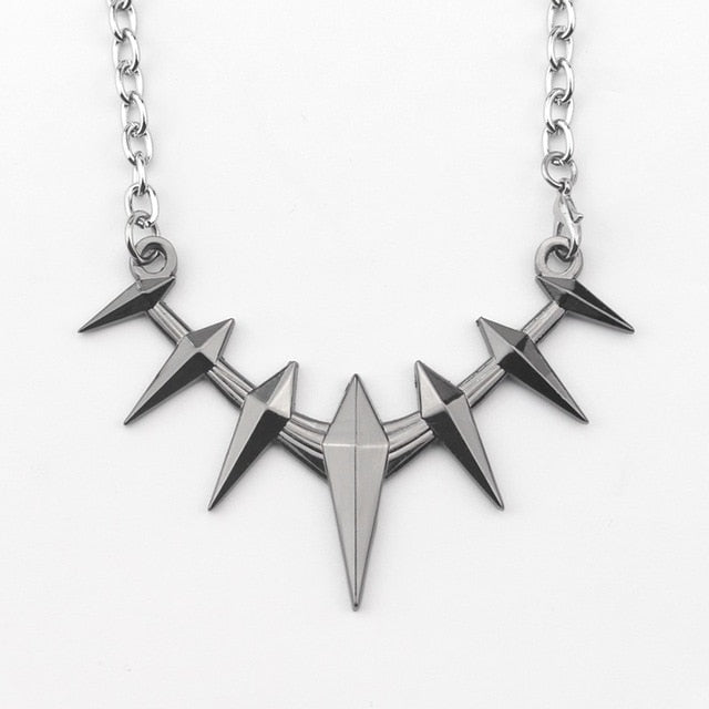 Harajuku Style Black Spikes Men's Pendant Necklace