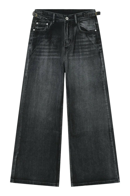 Playful Wide Leg Jeans with Pockets