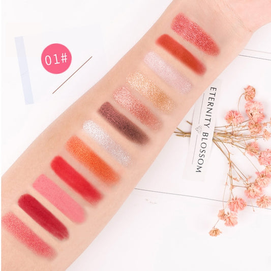 Color Focus Charm Shadow Eye Shadow Palette - 12 Colors