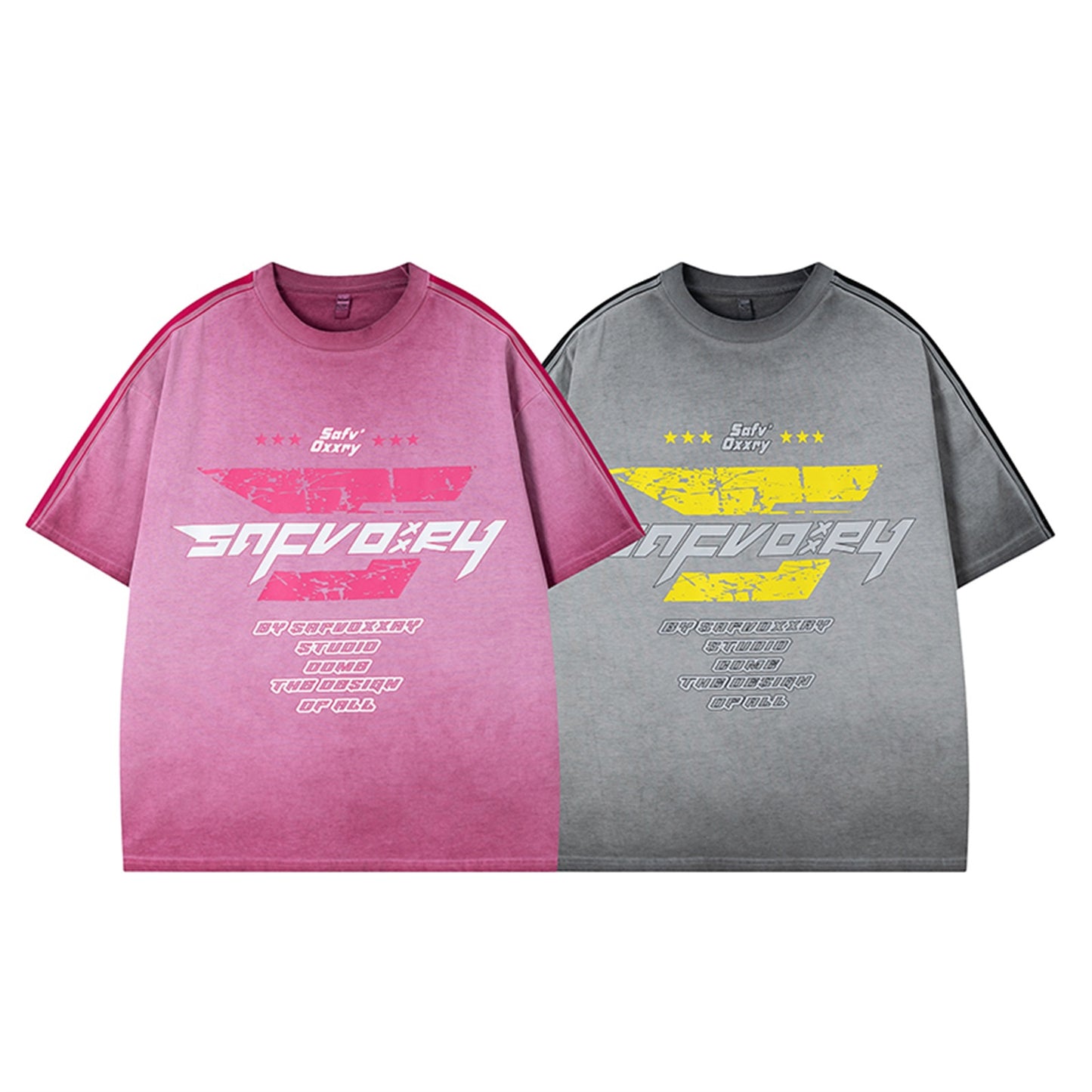 Harajuku Style Printed Letter Graphic T-Shirt