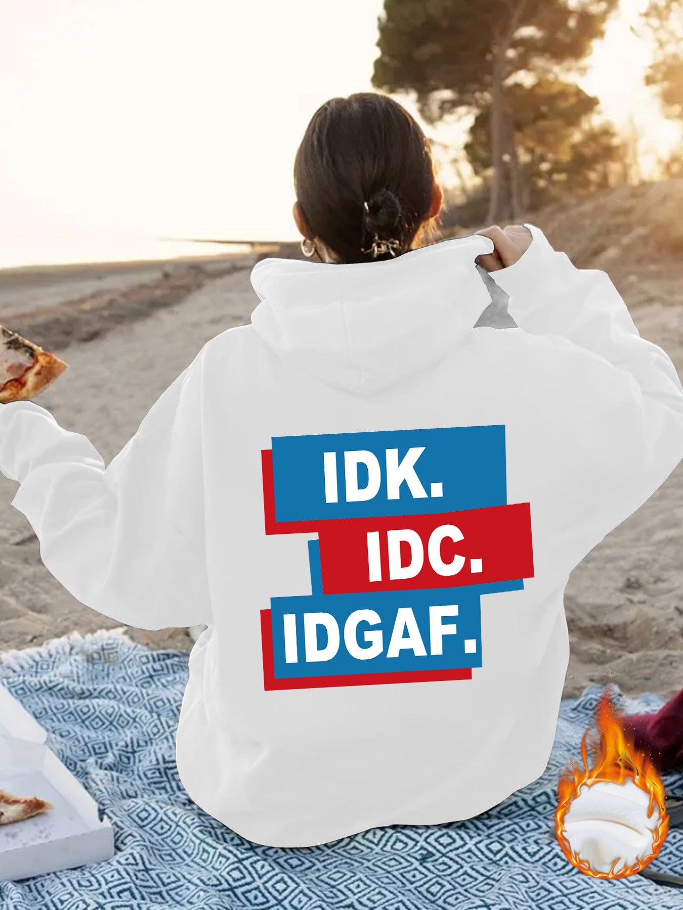 Top and Hoodie IDK.IDC.IDGAF