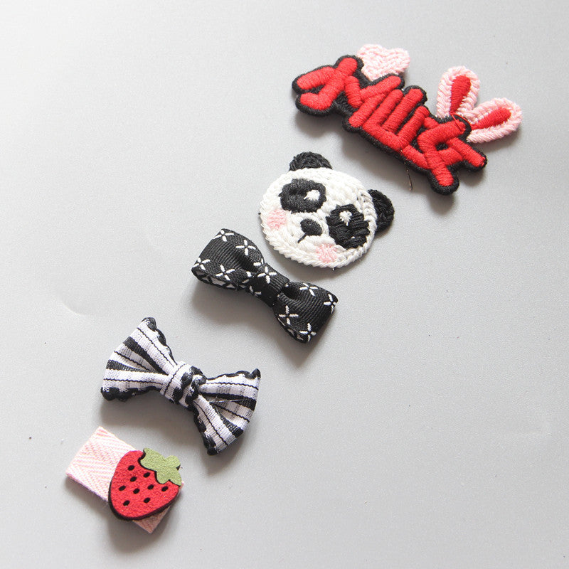 Children's Girls Hair Clip Headwear Crown Japanese Little Princess Hair Ornament Baby Hair Clip Set
