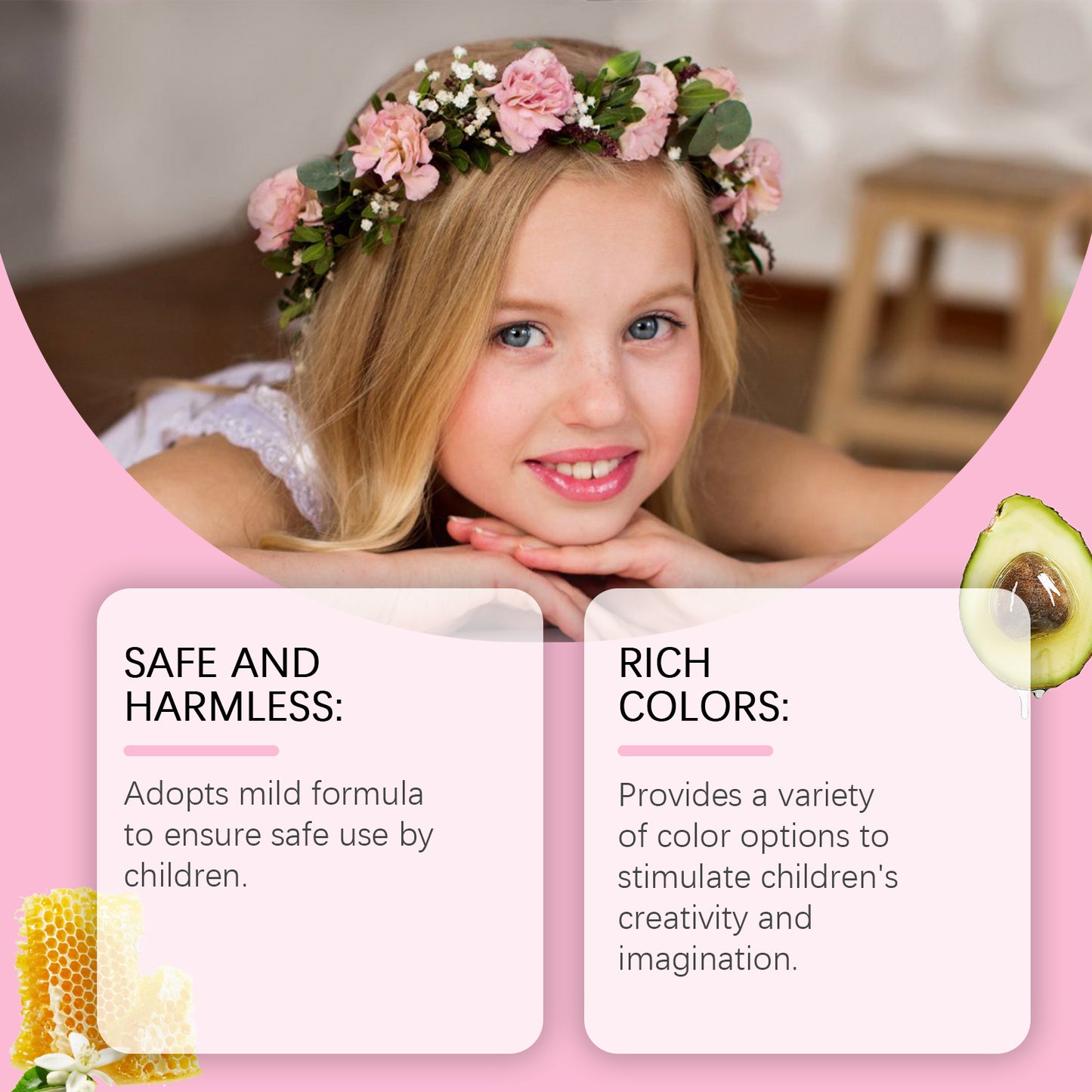 Playful Kids Makeup Set Gift Box for Creative Fun