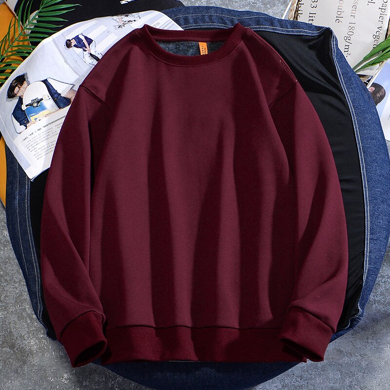 Harajuku Style Men's Casual Hoodie - Multicolor Cotton Fleece