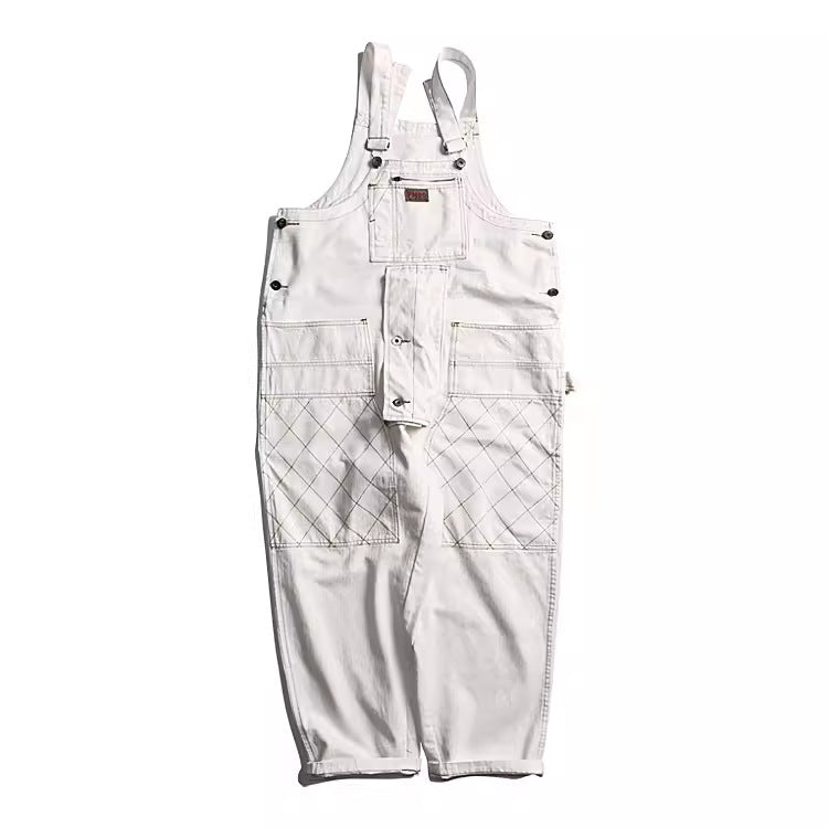 Vintage Japanese Style Workwear Overalls for Men