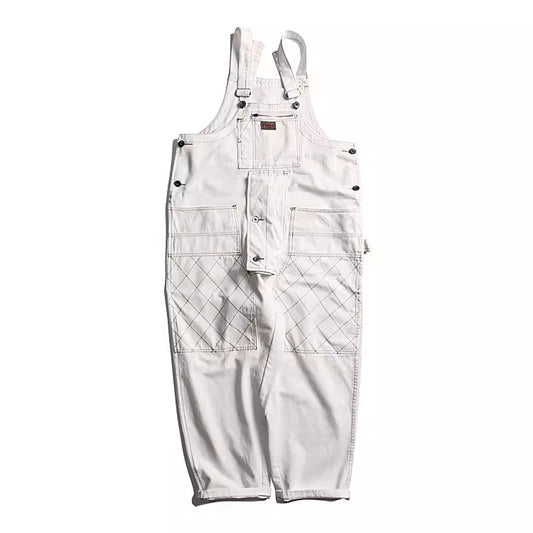 Vintage Japanese Style Workwear Overalls for Men