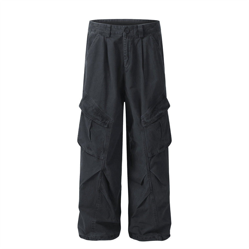 Harajuku Style Men's Loose Wide Leg Work Pants