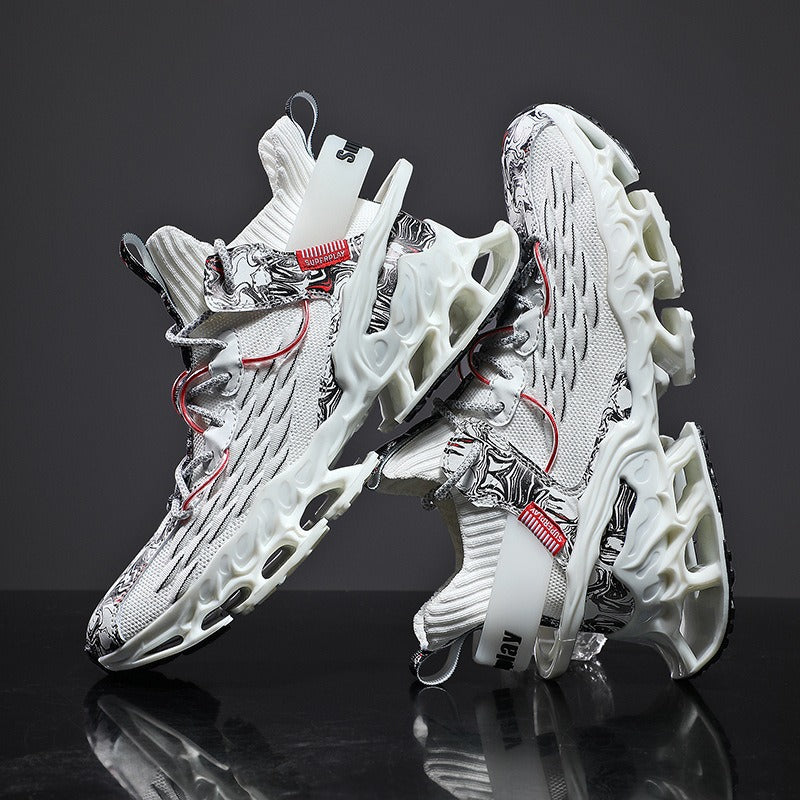 Men's Trendy Breathable Flyknit Sneakers - Harajuku Style
