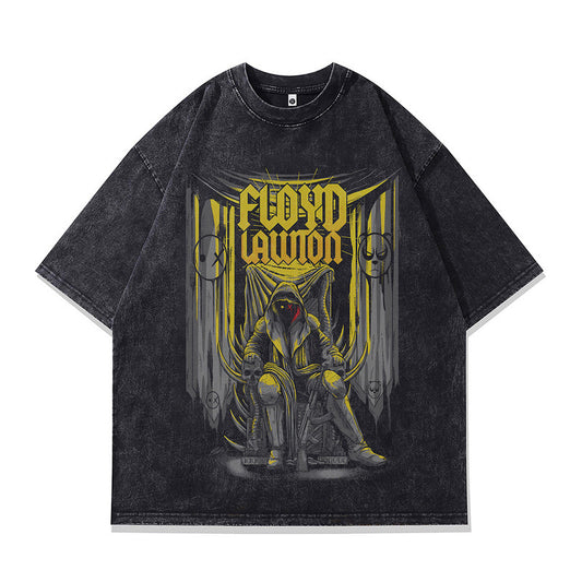 Skull Demon High Street Retro Cotton T-Shirt