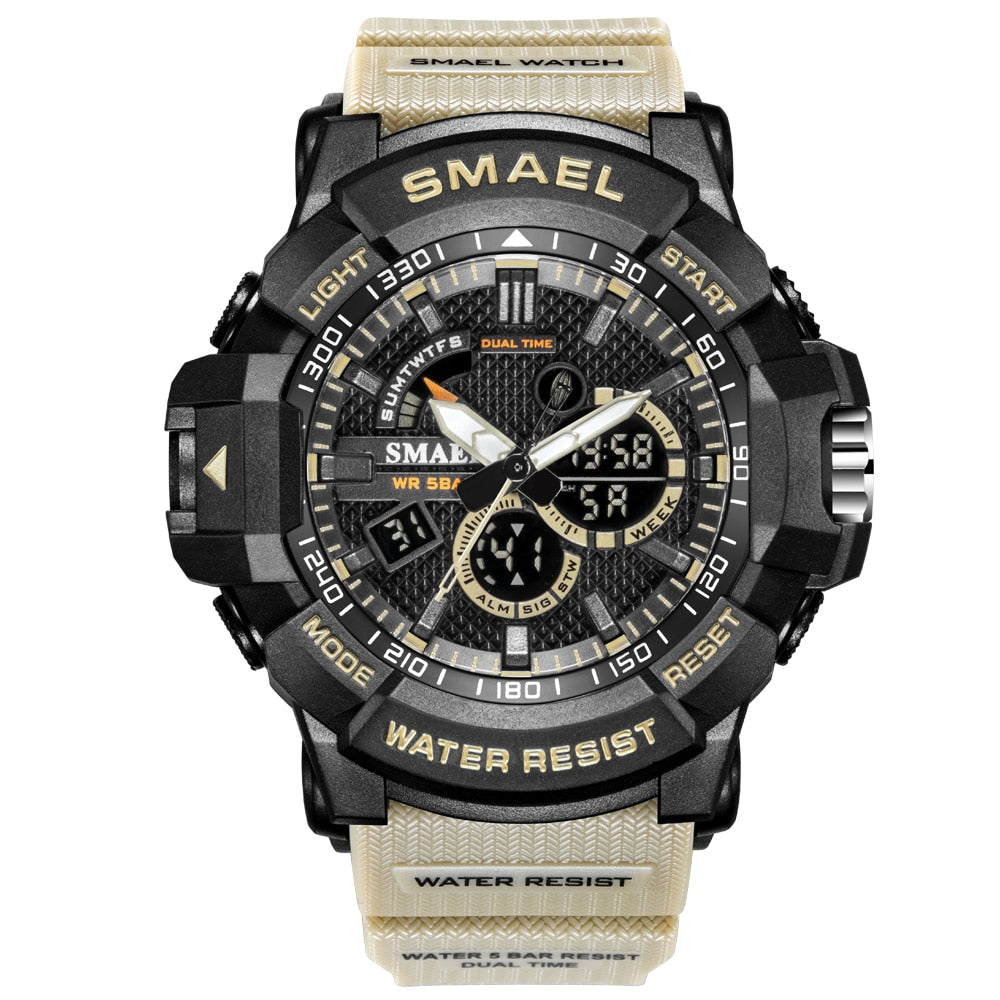 Men's Military Camouflage Waterproof Sport Watch