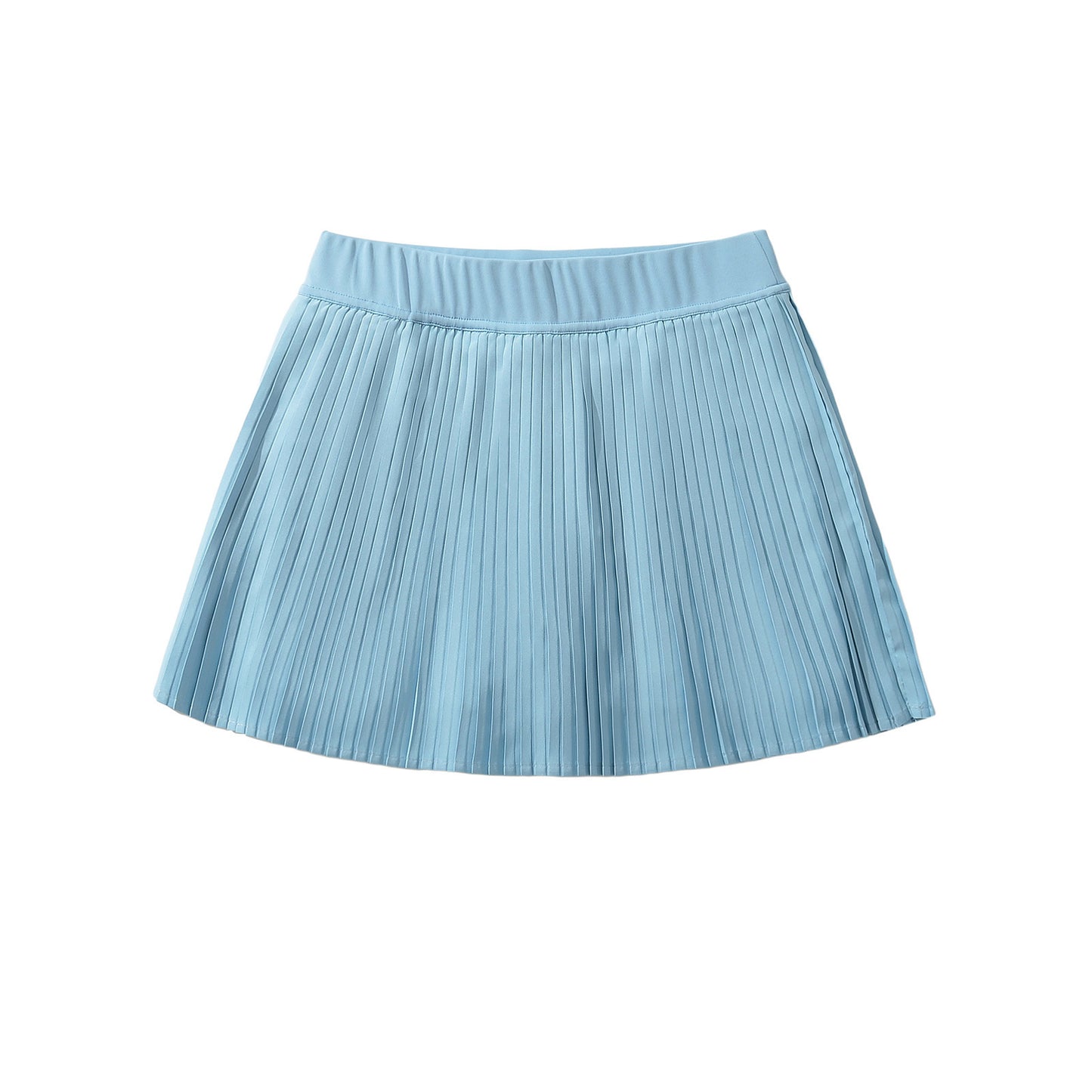 High-Waisted Accordion Pleated Half Body Skirt Tennis Skirt