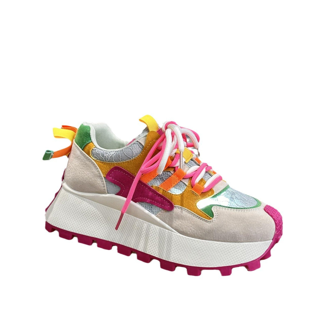 Harajuku Style Breathable Mesh Casual Sports Shoes