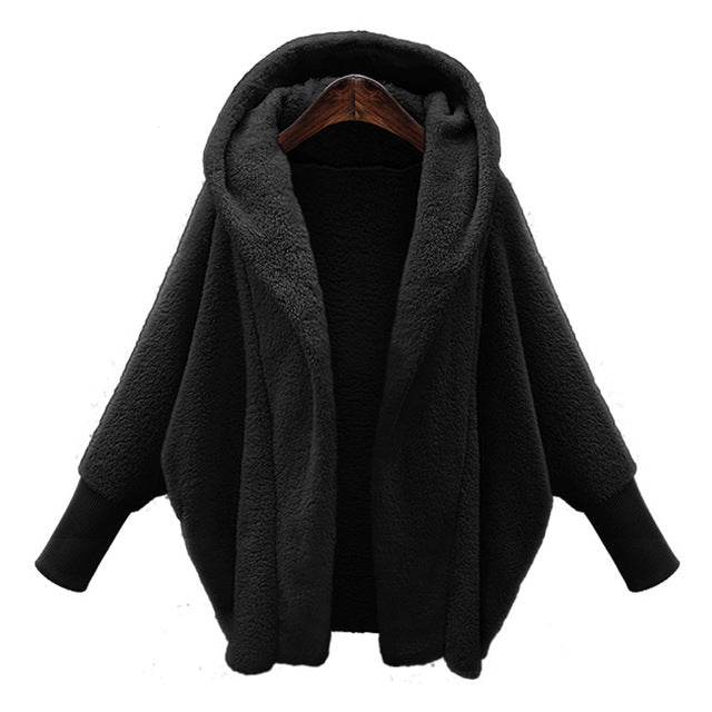Harajuku Style Winter Faux Fur Hooded Coat