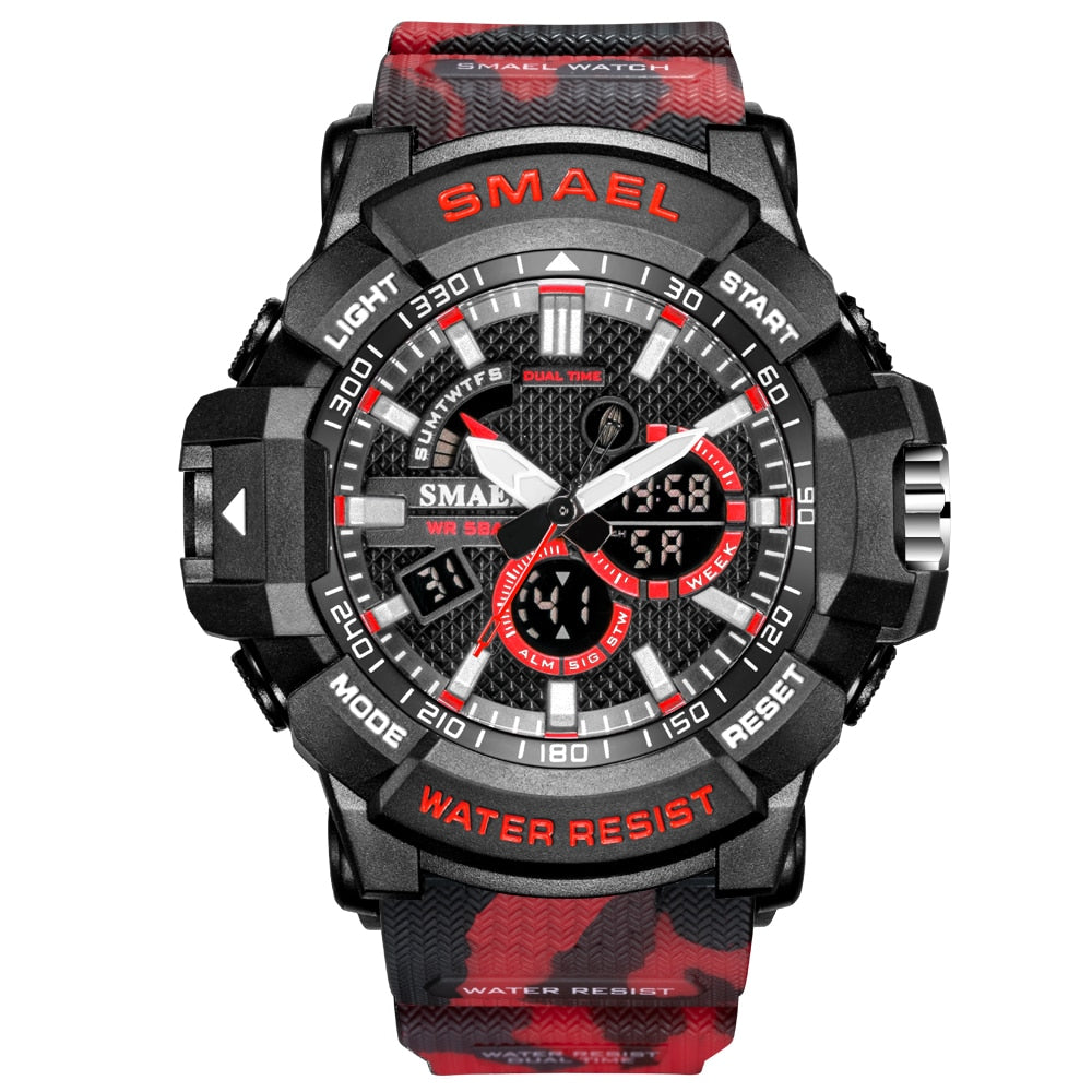Men's Military Camouflage Waterproof Sport Watch