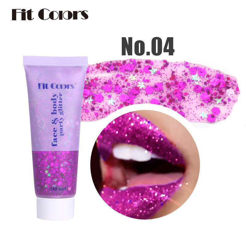 Harajuku Sequin Gel Mermaid Scale Makeup