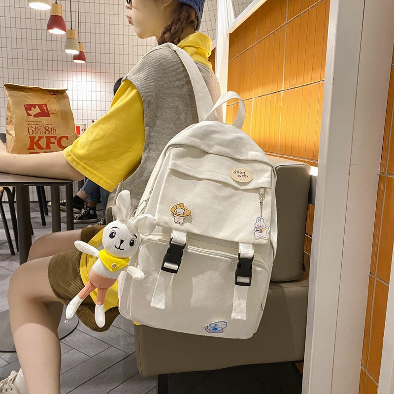 Korean Style Large Capacity Backpack for School Girls