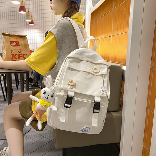 Korean Style Large Capacity Backpack for School Girls