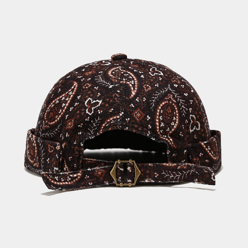 Harajuku Style Cashew Flower Landlord Hat