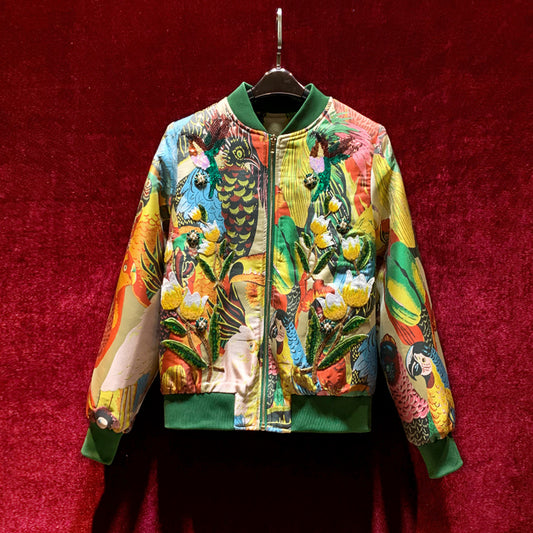 Women's Retro Industrial Slim Casual Jacket