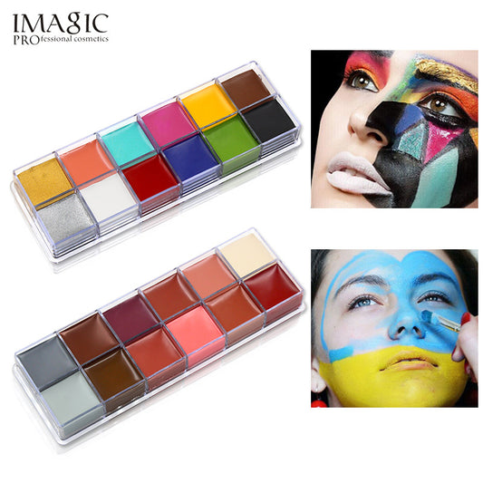 12 Color Oil Paint for Harajuku Style Body Painting