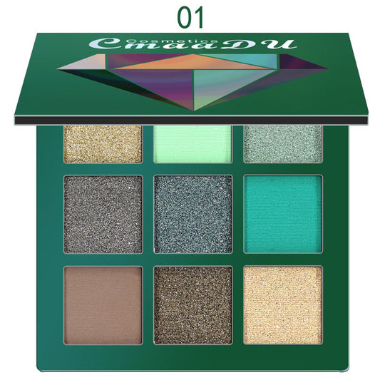 Diamond Shine Eyeshadow Palette - 9 Harajuku Colors