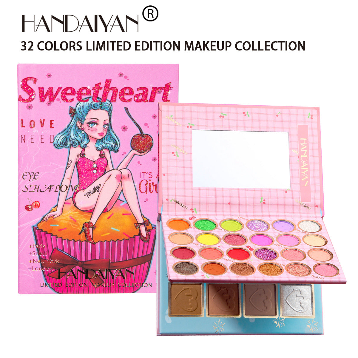 32 Color Harajuku Inspired Makeup Palette Set