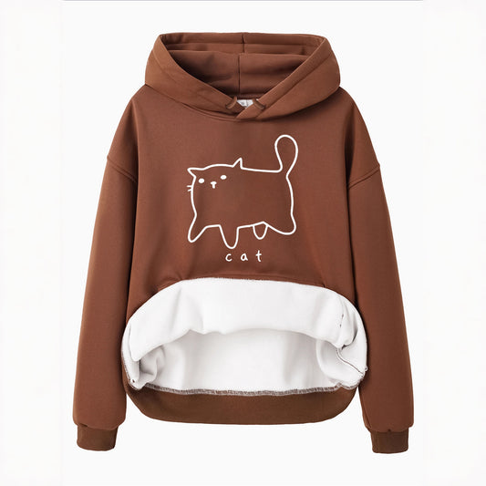 Hooded Thick Flannel Hoodie