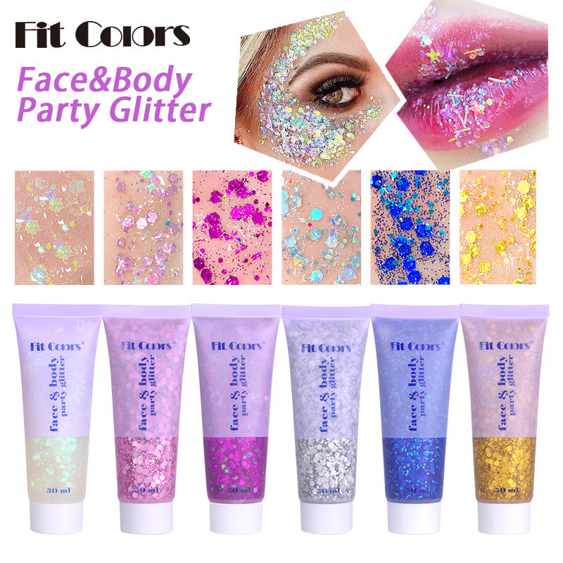 Harajuku Sequin Gel Mermaid Scale Makeup